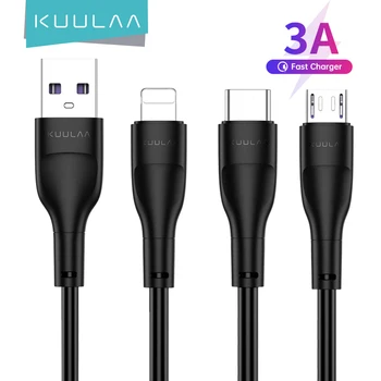 KUULAA USB Type C Kaabel, Laadija Kaabel iPhone Xiaomi Redmi Lisa 10 9 Pro Huawei Juhe, Micro-USB-Kiire Laadimine Kaabel Andmeid Traat