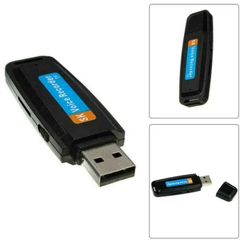 KUUM U-Disk o Digitaalne Diktofon Pen Laadija USB Flash Drive Kuni 32GB Mini SD TF Kõrge Kvaliteediga