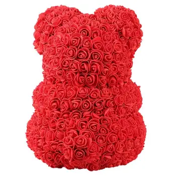 KUUM ystävänpäivä Kingitus Led Roos Teddy Bear Roosi Lille Kunstlik Dekoratsioon Jõulud Kingitused Naistele Valentine Kingitus Bithday