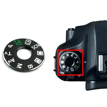 Kaamera Funktsioon Režiimi valimise Ketas Turntable Silt Top Cover Canon Liides Kit 6D Button Cam ühise Põllumajanduspoliitika Remont Ühik Plaat C7F0