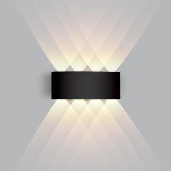 Kaasaegne LED Seina Lamp Sise-ja välisvalgustuse Alumiinium Seina valgus, IP65 Veekindel 2/4/6/8W Kodu Interjööri Magamistuba Öö