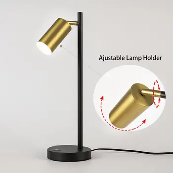 Kaasaegne LED Tabel Lamp Lihtne Touch Dimmer Tabel Lambid Magamistuba Öö Lambi Reguleeritav Omanik laualamp Kuld Öösel Tuled