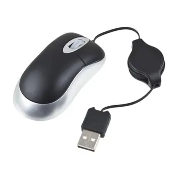 Kaasaskantav Arvuti Sülearvuti USB 2.0/1.1 Hiirt, Ülestõstetav Slim USB Scroll Optiline Hiir Sülearvuti, Optiline 800dpi Sensor