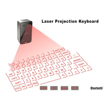 Kaasaskantav Bluetooth-ühilduva Laser klaviatuur, Juhtmeta Virtuaalne Projektsioon Kaasaskantav klaviatuur Android Nutikas Telefon, Tahvelarvuti
