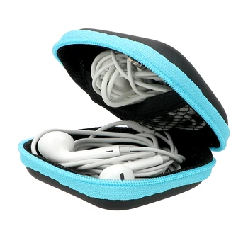 Kaasaskantav Earbuds Kott Karp Kõrvaklappide Ladustamise Kott, USB-Kaabel Korraldaja Mini Tõmblukk Raske Kõrvaklappide Juhul Peakomplekt Kate Protector