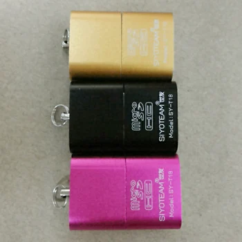 Kaasaskantav Mini-USB 2.0 T-Flash, Micro SD TF Mälukaardi Lugeja-Adapter Flash-Drive-SD-Flash Mälu Adapter For PC