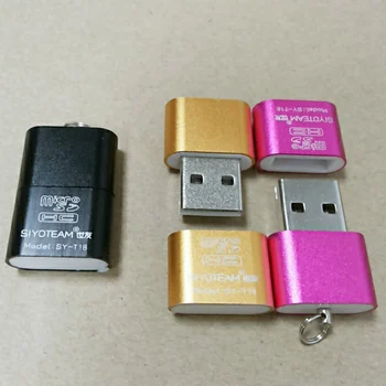 Kaasaskantav Mini-USB 2.0 T-Flash, Micro SD TF Mälukaardi Lugeja-Adapter Flash-Drive-SD-Flash Mälu Adapter For PC