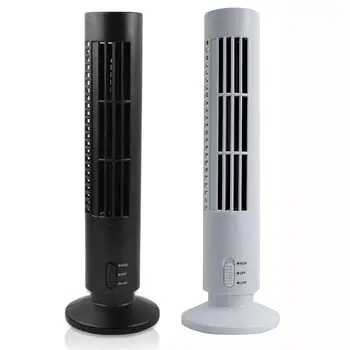 Kaasaskantav USB Vertikaalne Bladeless Fänn 2 Režiimid Reguleeritav Mini Õhu konditsioneer Ventilaator, Laud Jahutus Tower Fan Kodu/Kontor