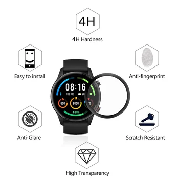 Kaitsekile Peal Xiaomi Mi Smart Watch Värv Sport Versioon Ekraani Kaitsekile Smartwatch Täis Serv Pehme Kaas Kaitse