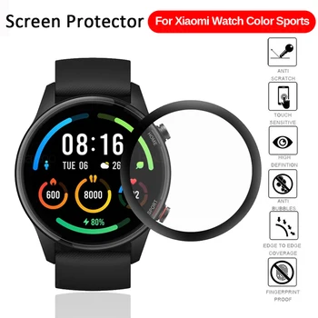 Kaitsekile Peal Xiaomi Mi Smart Watch Värv Sport Versioon Ekraani Kaitsekile Smartwatch Täis Serv Pehme Kaas Kaitse