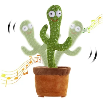 Kaktus -, Plüüš-Mänguasi, Elektrooniline Shake Tantsu mänguasja laulu -, plüüš-armas Tantsu Cactus alushariduse Mänguasi lastele