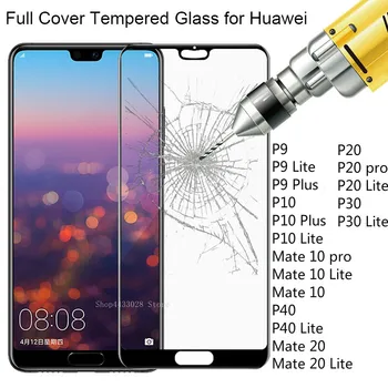 Karastatud Klaas Huawei Mate 20 10 Lite P20 P30 P40 Lite Pro Ekraan Kaitsja kohta Huawei P9 P10 Lite Plus kaitsekile Klaas