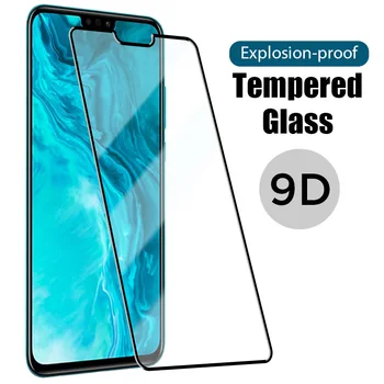 Karastatud Klaasist 9D Must Telefon Klaas Au 10X Lite Full Cover Screen Protector for Huawei Honor 8X 9X Ülemaailmse X10 5G 7X Raske