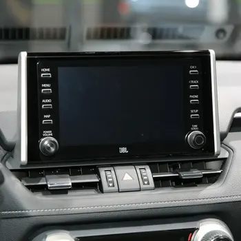 Karastatud klaas ekraani kaitsekile Toyota RAV4 5. 8 tolline keskne kontroll ekraan auto navigation protector 2019 2020 73254