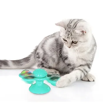Kass Tuuleveski Mänguasi Naljakas Massaaž Pööratav Kassi Mänguasjadega Catnip LED Pall Hammaste Puhastamine Interaktiivsete Lemmikloomade Mänguasi Dropshipping