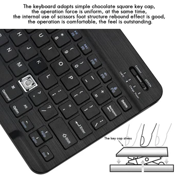 Kate+Klaviatuuri ALLDOCUBE IPlay40 Tablett 10.4 Tolline PU Nahk Juhul Anti-Sügisel Klapp Juhul Tablett Seista
