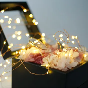 Kaugjuhtimispuldi patarei LED string valgus 5m 10m kiip real 3*AA jõulud fairy kerge veekindel pool, pulmad, puhkus tuled