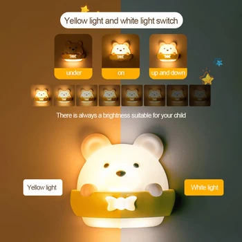 Kaugjuhtimispult LED Night Light kaitseprillid Energiasäästu Ajastus Tabel Lamp USB Laetav Seina Lamp Kid Kingitus Öö Valgus