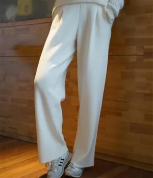 Kašmiir villa koo naiste mood lai jalg täis pikad püksid kõrge vöökoht lahtised pikad püksid XS-2XL hulgimüük jaemüük 193204