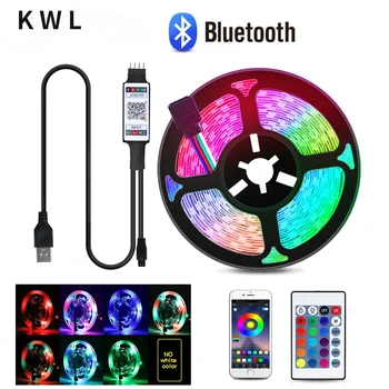 KeWL Bluetooth LED Ribad Tuled Lindi 2M 3M 5M RGB 2835 SMD Luces Paindlik Lindi NR Veekindel TV Taustal Lint Diood DC5V