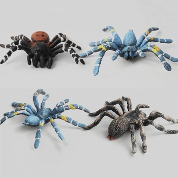 Keeruline Mänguasi Kunstlik Spider Halloween Teenetemärgi Simuleeritud Spider Mudel Realistlik Plastikust Spider Kujukeste Kids Uus Mänguasi 175646