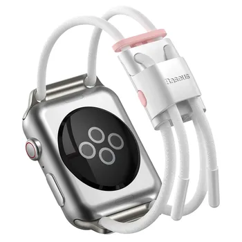 Kella Rihm Apple Riie Puuvilla Ja Lina Sport Watch Band 42/44mm Sport Baseus Trossi lukk Watchband jaoks iWatch Seeria 3/4/5