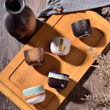 Keraamilised Kohvi Kruus Jaapani Stiilis Huvides Veini Tassi Väike Loominguline Traditsiooniline Vintage Teacup Käsitsi Maalitud Portselan Tassi Espresso