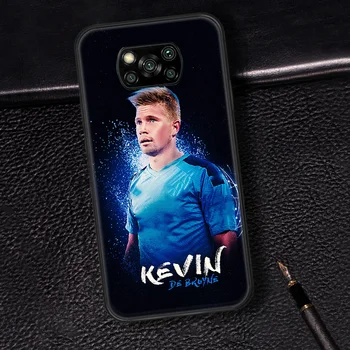 Kevin De Bruyne Jalgpall Telefoni Juhul Katta Kere Xiaomi Mi A2 A3 8 9 SE 9T 10 10T Lite Ultra Pro Poco X3 must Coque 3D