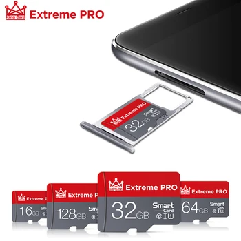 Kiire Mälukaart SD card 32GB 64GB Class 10 Microsd 4GB 8GB 16GB Cartao de Memoria 128GB, mini TF Kaart Tarjeta U3 Kaamera 117445
