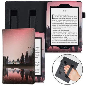 Kindle Paperwhite Juhul (sobib Kõigile Paperwhite 1 2 3 4 eReader) - Premium PU Nahast Kate, millel on Kaks Kätt, Rihmad/ja Auto Sleep/Wake