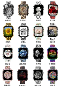 Klaas+Case+Rihm Apple Watch band 44mm 40mm 38mm 42mm Trükitud watch band Silikoon käevõru iWatch serie 3 4 5 6 se rihm 14121