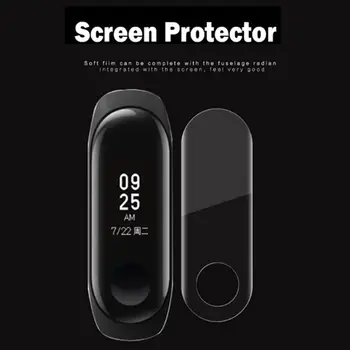 Klaas Xiaomi Mi Band 4 3 Screen Protector Film Xiaomi Mi Band 3 4 NFC Nutikas Käevõru Tarvikud Täis Ekraani Kile 2tk