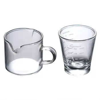 Klaasist Väike Piima Kruusid Thistle Lühendatud Klaas Kohvi Tassi Latte Tass Topelt Suu Jagamine kuumakindel Joomine Klaasi Koos siin 184472