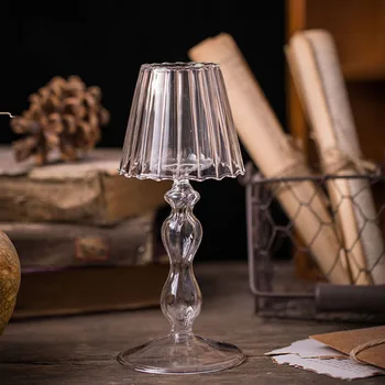 Kodu Kaunistamiseks Ornament Põhjamaade Nostalgiline Klaas Küünal Omanik Elutuba Ekraan Sisustus Mini Table Lamp Modle Küünlajalg