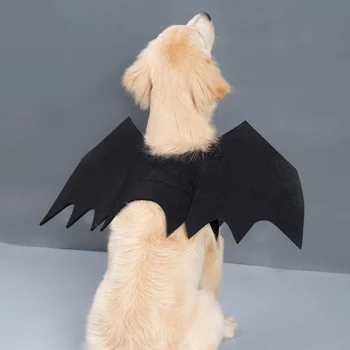 Koer Tarvikud, Lemmiklooma Riided, Tarvikud Halloween Bat Wing Kostüüm Lahe Must Kasside Kutsikad Prosuct Dropshipping 129119
