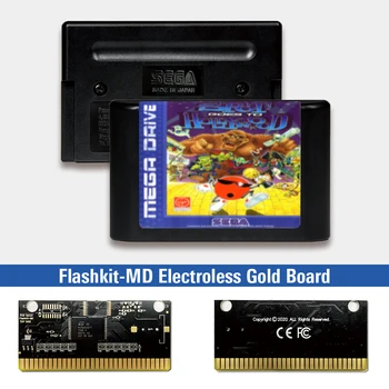 Kohapeal Läheb Hollywoodi - EUR Silt Flashkit MD Electroless Kuld PCB-Kaardi jaoks Sega Genesis Megadrive Video Mängu Konsool