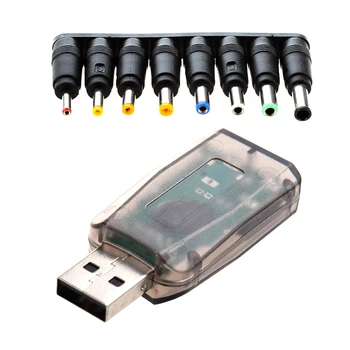 Koheselt Välise 5.1 USB 3D o helikaart, Võrgukaart, 8 Komplekti Universal Jack DC Pistik Converter 17461
