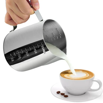 Kohvi Tamper 51/53/58mm Espresso Masin Portafilter 304 Roostevabast Terasest Pulber Vahend Silikoonist Matt 350ml Kann Manustamist Ringi