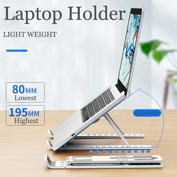 Kokkupandav Sülearvuti Seista MacBook ABS Kerge Sulg Sülearvuti Omanik Apple MINI Tablett Mobiiltelefon Omanik Reguleeritav