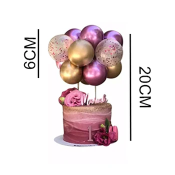 Koogikarpides Torukübar Mini Õhupalli Cupcake Kook Torukübar Sünnipäeva Bridal Shower Isikule Teenetemärgi Sünnipäeva, Pulmapidu