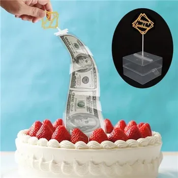 Kook ATM Happy Birthday Cake Torukübar Raha Kasti Naljakas Üllatus Teha Mänguasi-Kook ATM Sünnipäeva Loominguline Kook Teenetemärgi