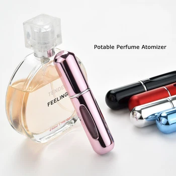 Korduvtäidetavaid Mini Parfüümi Spray Pudel Alumiinium Pihusti Pihusti Kaasaskantav Reisi Kosmeetika Konteiner Lõhnaõli Pudel Kodus Hoidmine