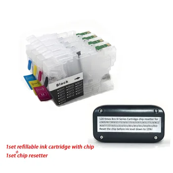Korduvtäidetavaid tindi Kassett Brother LC3011 LC3013 kasutada Brother MFC-J491DW MFC-J497DW MFC-J895DW MFC-J690DW printerid