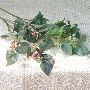 Korea Japonica puu haru puu-tuba decor rohelus võltsitud tehase kunstlik jätab teenetemärgi plantas artificiales