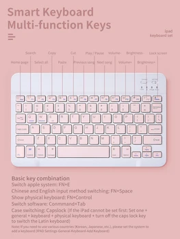 Korea Klaviatuur, Juhtmeta Bluetooth-vene hispaania Klaviatuur Ja Hiir Mini Ultra-õhuke Tahvelarvuti, Sülearvuti, Nutitelefon, iPad IOS