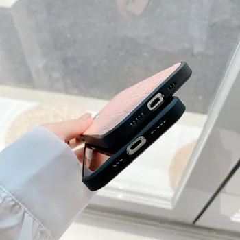Krokodill Naha Muster Telefon Case For iPhone 11 12 Mini 11 Pro XR, XS MAX SE 2020 8 7 Pluss Luksuslik Roosa Nahast tagakaane Fundas