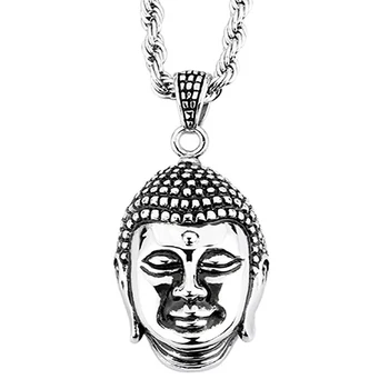 Kuld Buddha 3mm Ripats Kaelakee Roostevabast Terasest Õnnelik Budistliku Amulett Meeste, Naiste Ehted Kaitsev Talisman Kingitused