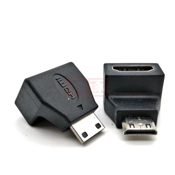 Kullatud 1080P Mini Mees HDMI-Ühilduv Standardse HDMI Laiendamine Adapter Naiste ja Meeste F-M HDMI Converter