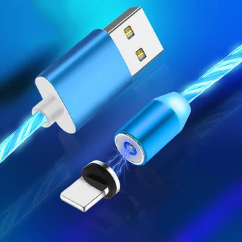 Kuma LED Valgustus Kiire Laadimine Magnet USB Type C Kaabel iPhone Huawei Samsung Magnet Kaabel Micro USB Laadija Juhe Traat