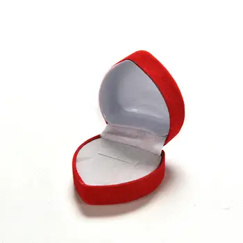 Kuum! Punase Südame Kujuga Kandekastid Mini Armas Punane Ring Box Rõngad Hot Müük Display Box Ehted Pakendid